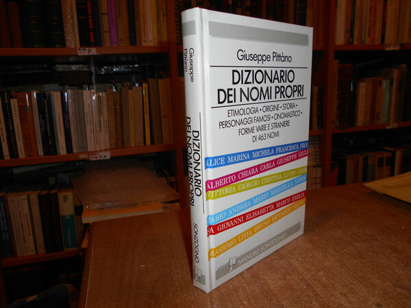 Dizionario dei Nomi Propri. Etimologia. Origine. Storia. Personaggi famosi. Onomastico. …