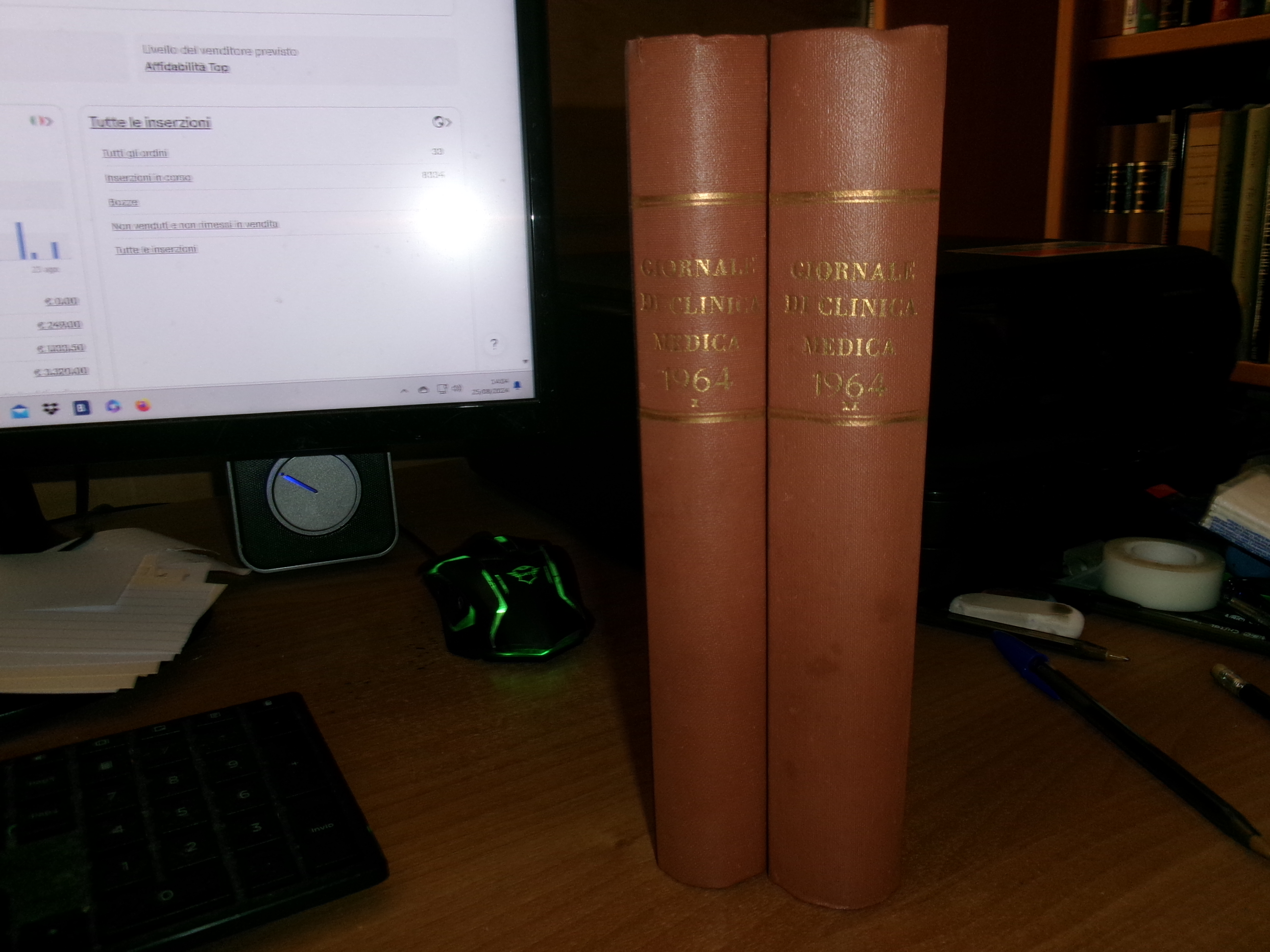 DOMENICO CAMPANACCI. Giornale di Clinica Medica 1964 12 fascicoli legati …