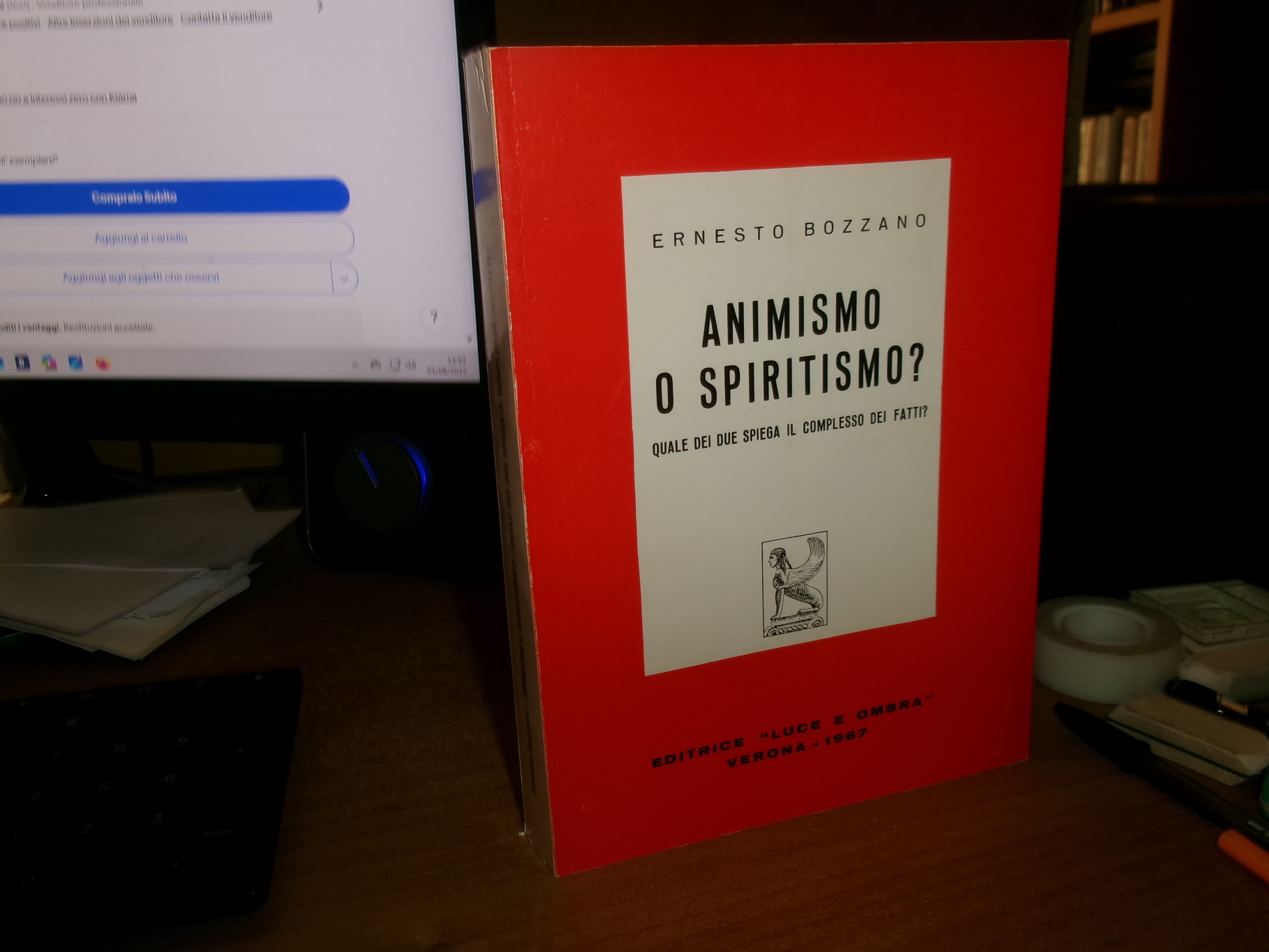 ERNESTO BOZZANO. Animismo o Spiritismo? Quale dei due spiega il …