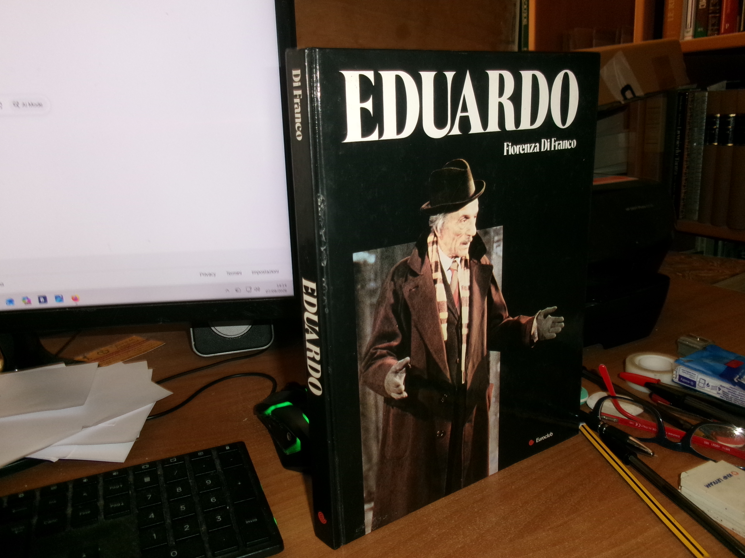 FIORENZA DI FRANCO. EDUARDO DE FILIPPO 1980