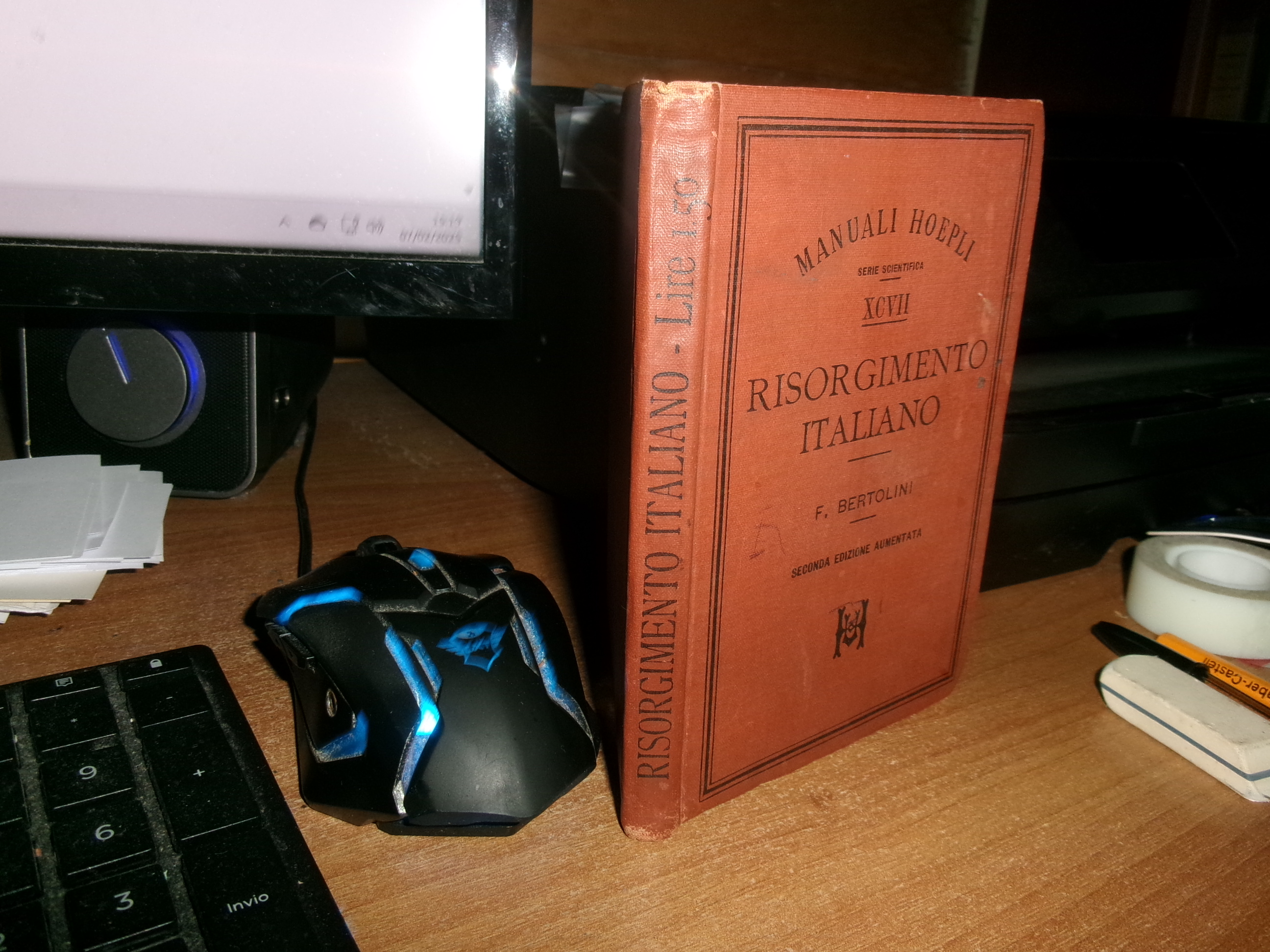 FRANCESCO BERTOLINI. Storia del RISORGIMENTO ITALIANO 1814-1870... 1898