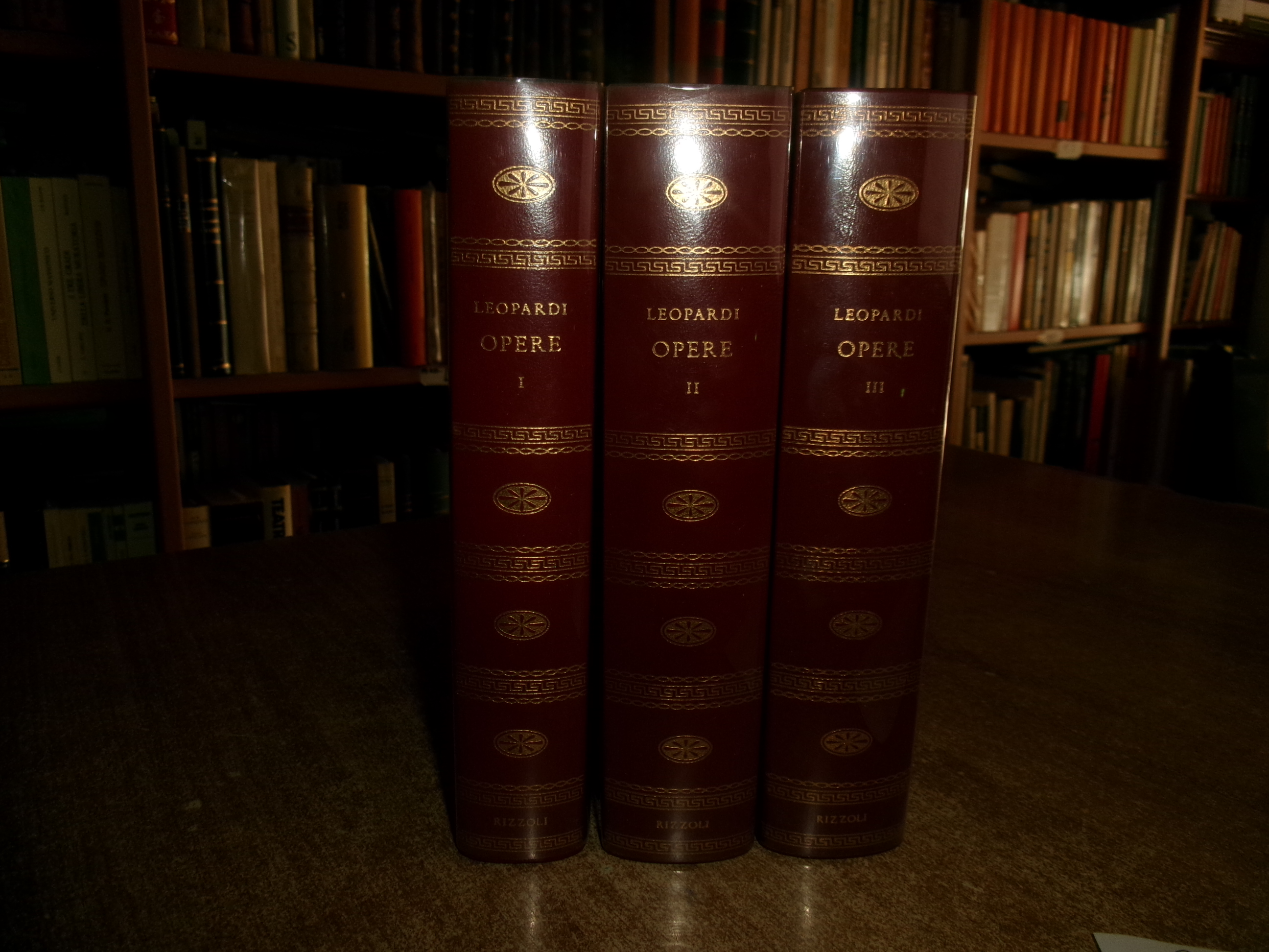GIACOMO LEOPARDI. OPERE a cura di Giuseppe De Robertis 3 …