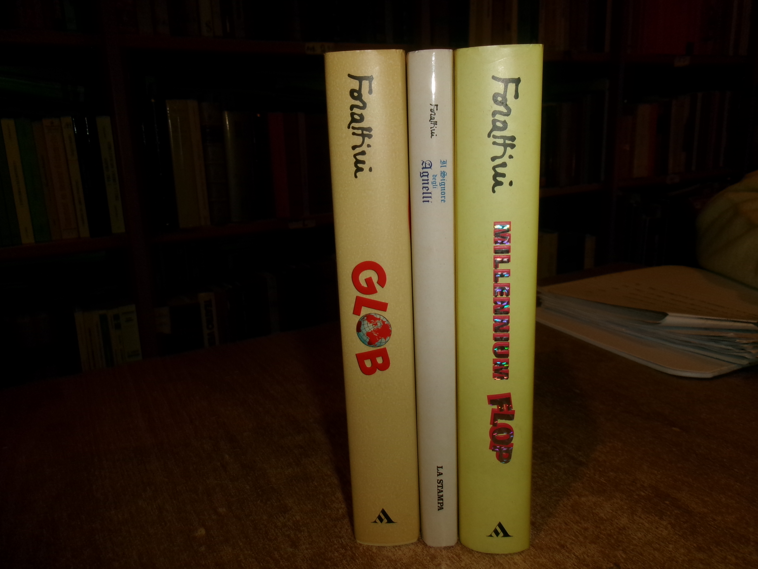 GIORGIO FORATTINI. 3 volumi: Il Signore degli Agnelli/Glob/Millennium Flop...