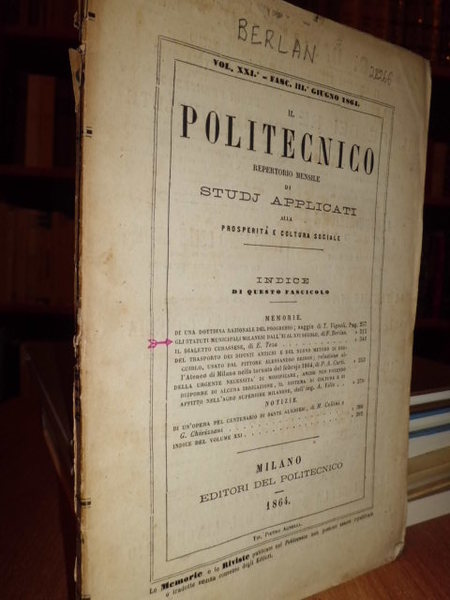 GLI STATUTI MUNICIPALI MILANESI DALL'XI AL XVI SECOLO. MEMORIA STORICO …