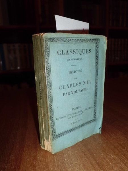 Histoire de CHARLES XII, par VOLTAIRE