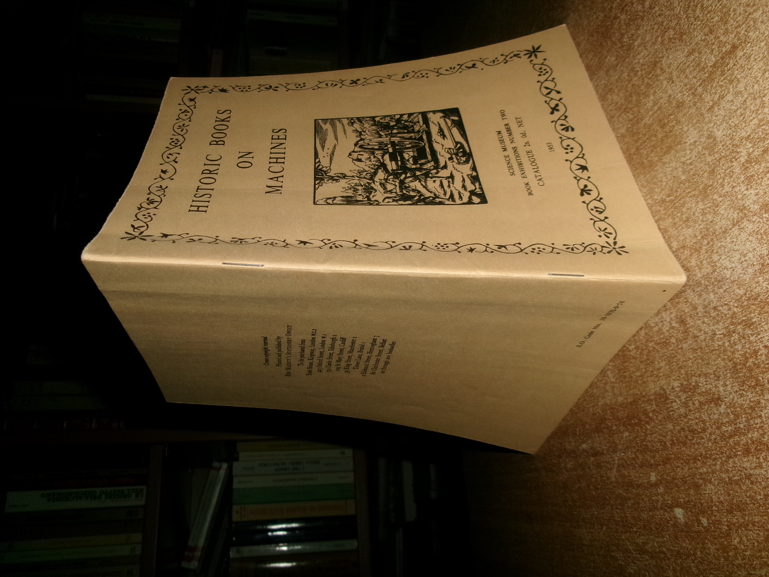 Historic Books on Machines. Special Exhibition Catalogue. DAVISON, C. ST... …