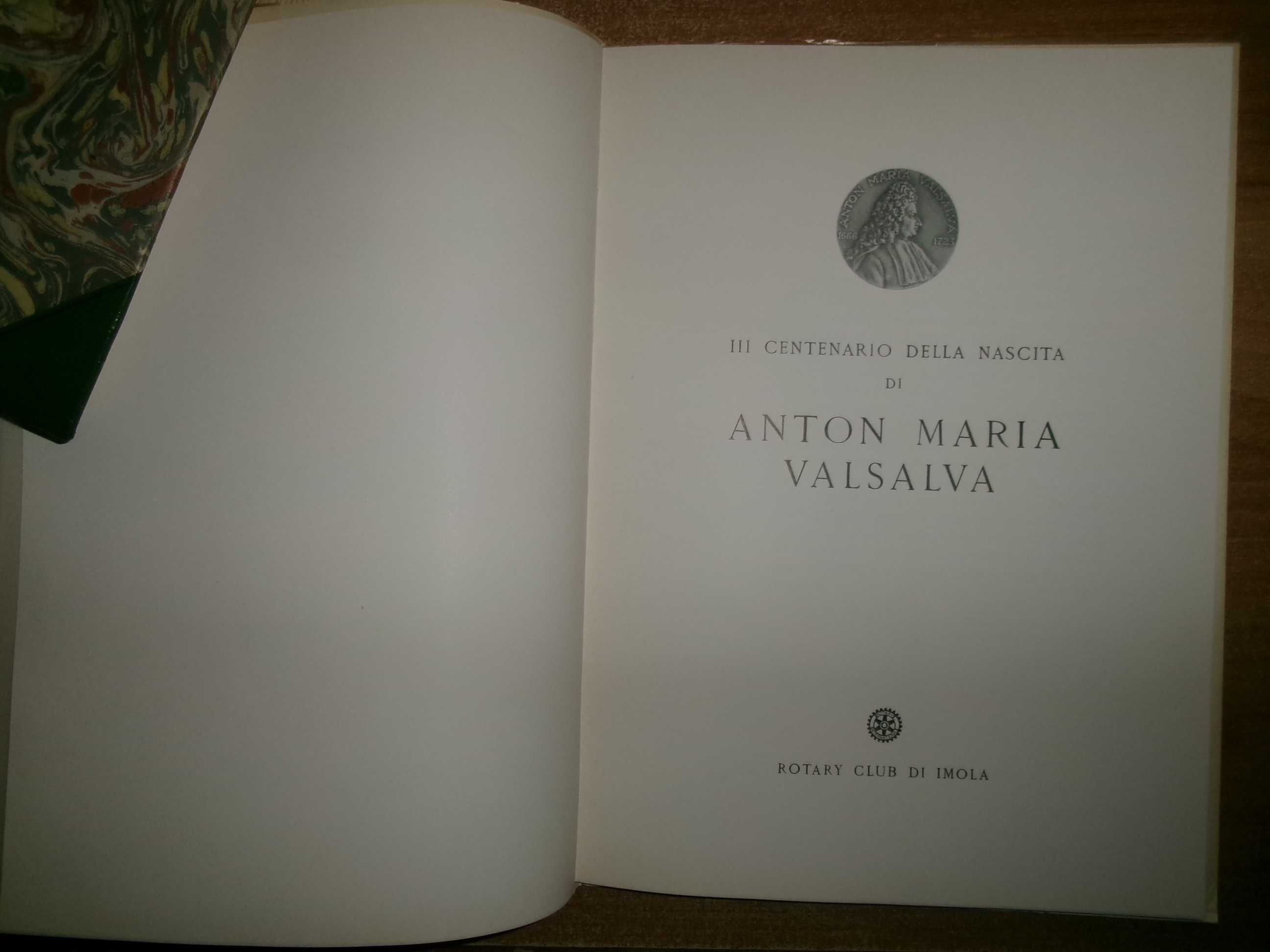 III Centenario della Nascita di ANTON MARIA VALSALVA Rotary Club …