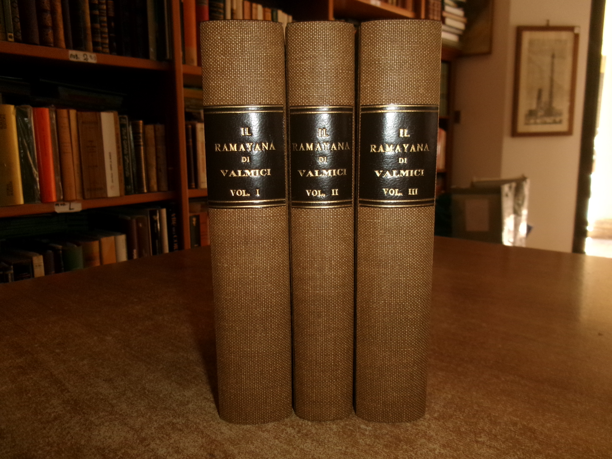 IL RAMAYANA di VALMICI per Gaspare Gorresio 1868 - 1870