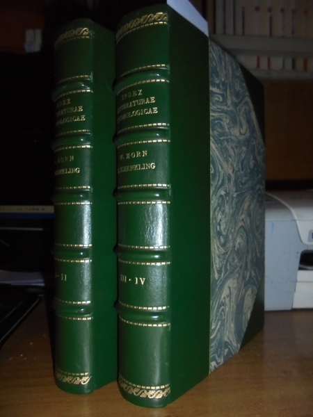 INDEX Litteraturae Entomologicae. Die Welt-Literatur uber die gesamte Entomologie bis …