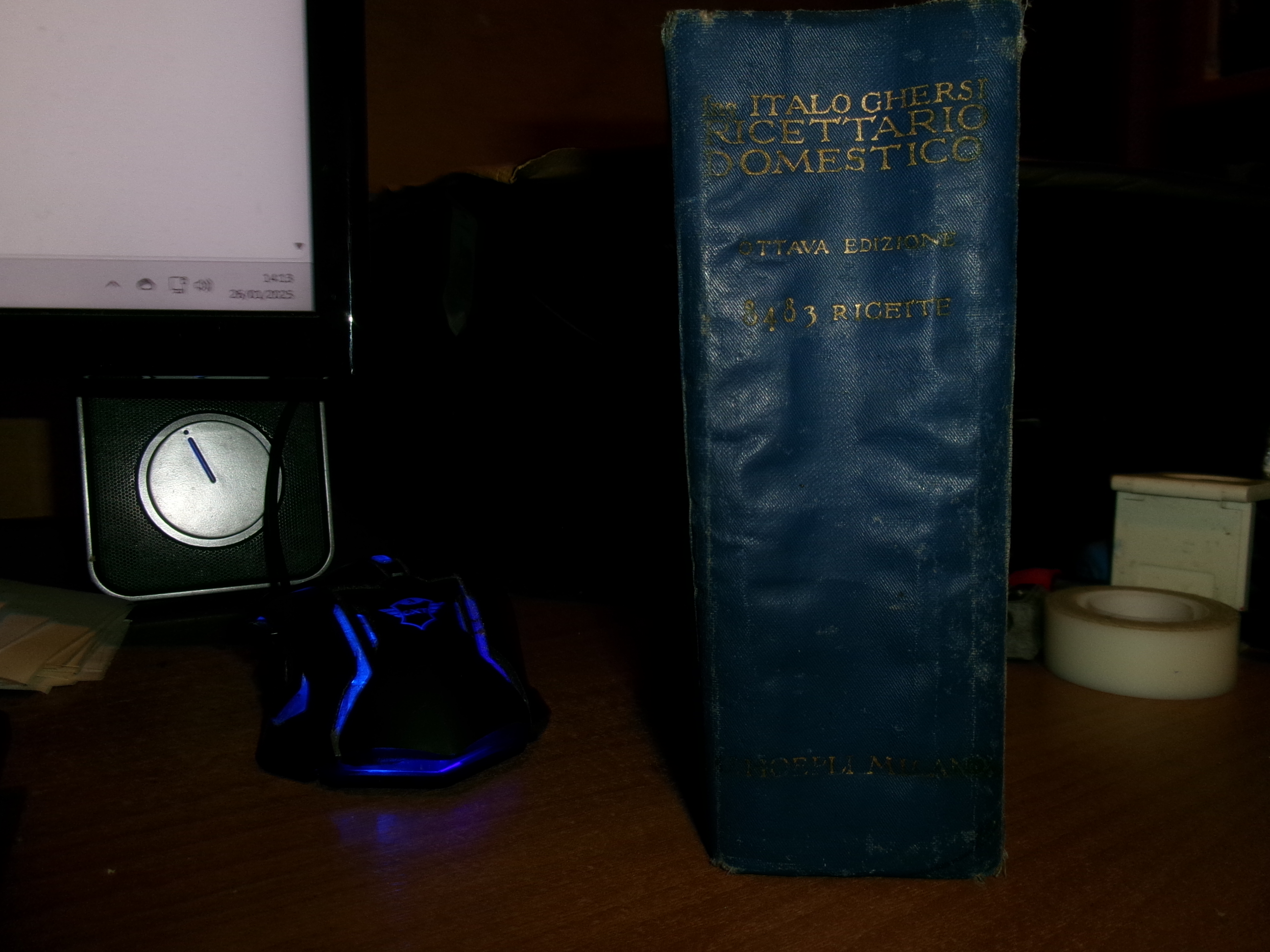 Ing. ITALO GHERSI. Ricettario... Enciclopedia Moderna per la Casa. HOEPLI, …