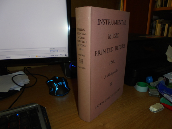 Instrumental Music Printed Before 1600 A Bibliography