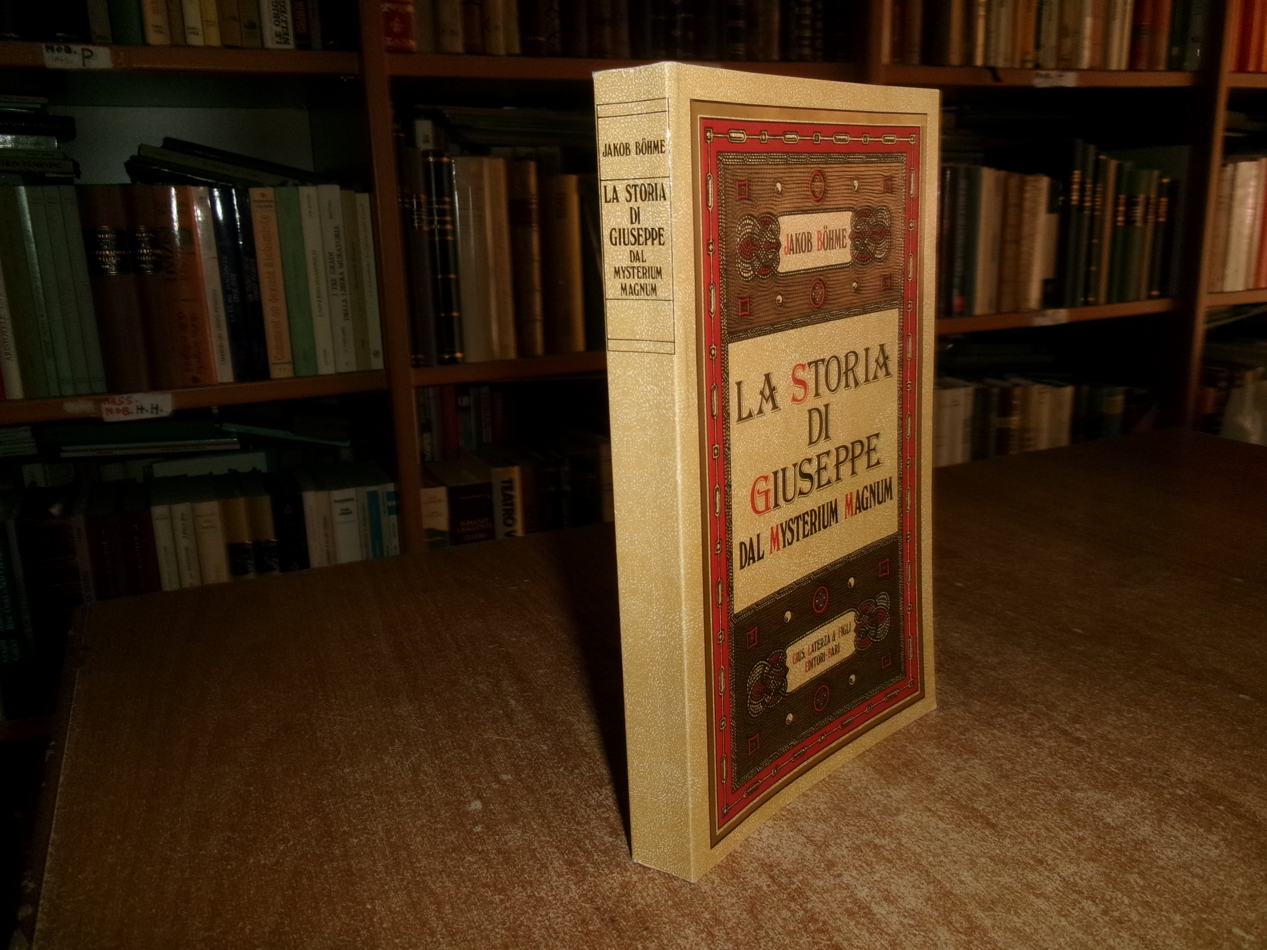 Jakob Bohme. La Storia di Giuseppe dal Mysterium Magnum 1982