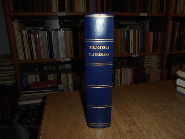 KATALOG DER BIBLIOTHECA PLATNERIANA, ENTHALTEND MUNICIPALSTATUTEN UND STAEDTEGESCHICHTEN ITALIENS + …