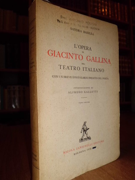 L'opera di Giacinto Gallina nel Teatro Italiano