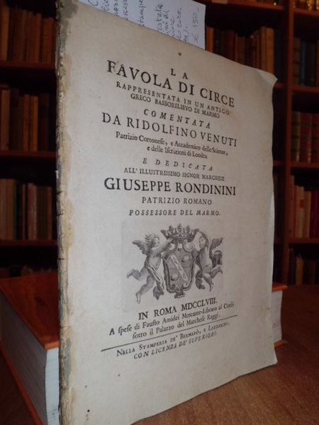 La favola di Circe rappresentata in un antico greco bassorilievo …