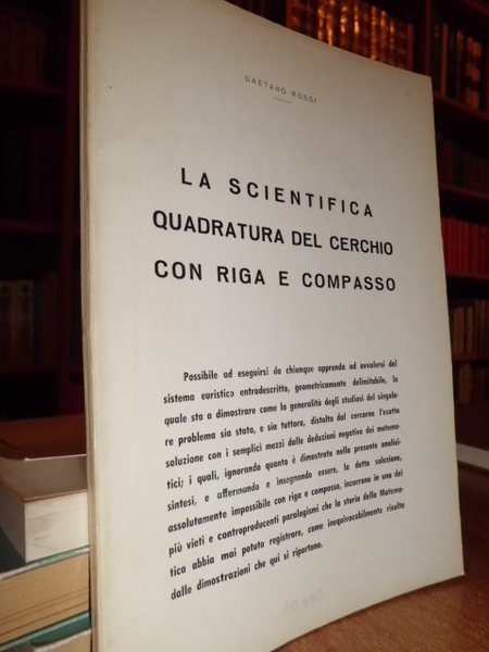 La scientifica quadratura del cerchio con riga e compasso