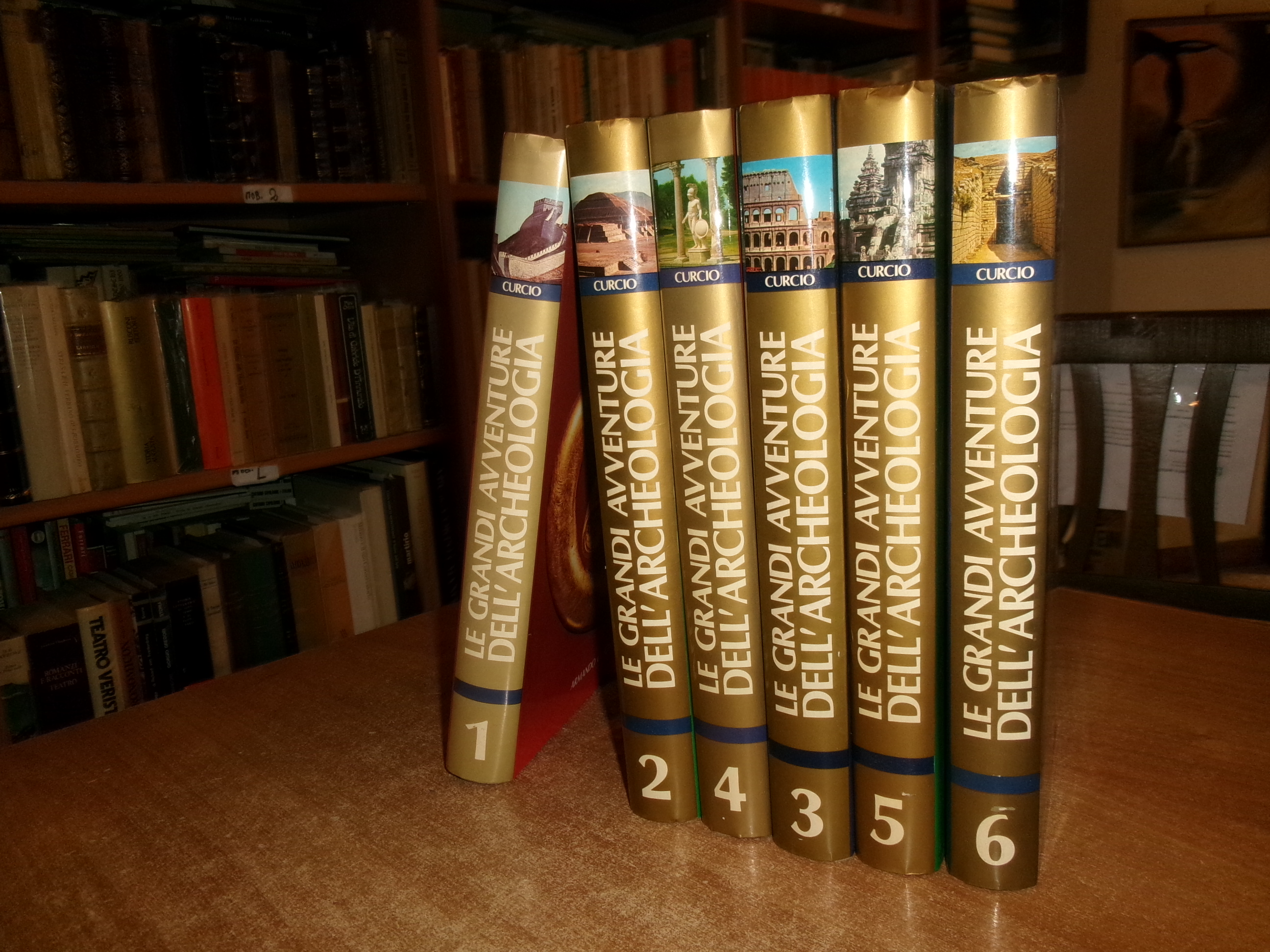 LE GRANDI AVVENTURE DELL' ARCHEOLOGIA. 6 VOLUMI - 1980