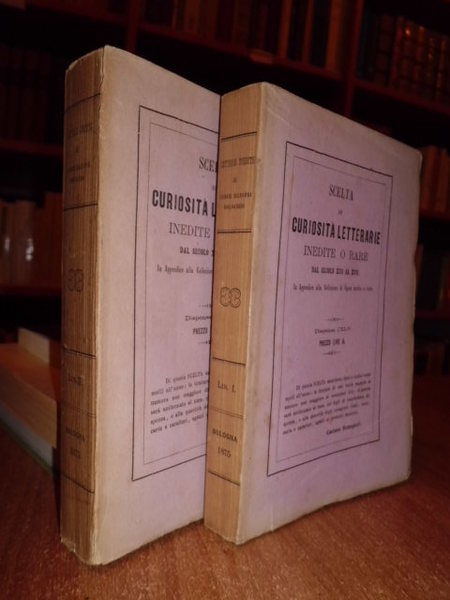 LETTERE INEDITE di uomini illustri bolognesi pubblicate da Carlo Malagola