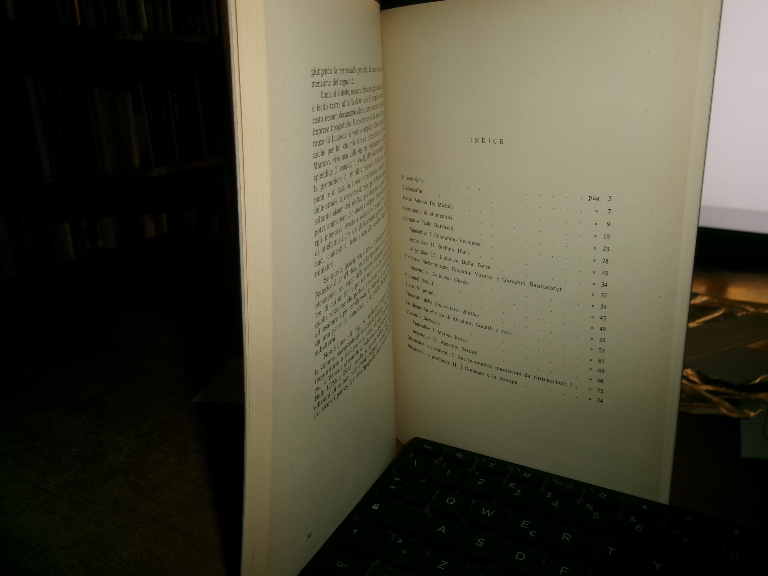 Libri stampati a Mantova nel Quattrocento Catalogo della...G. SCHIZZEROTTO 1972