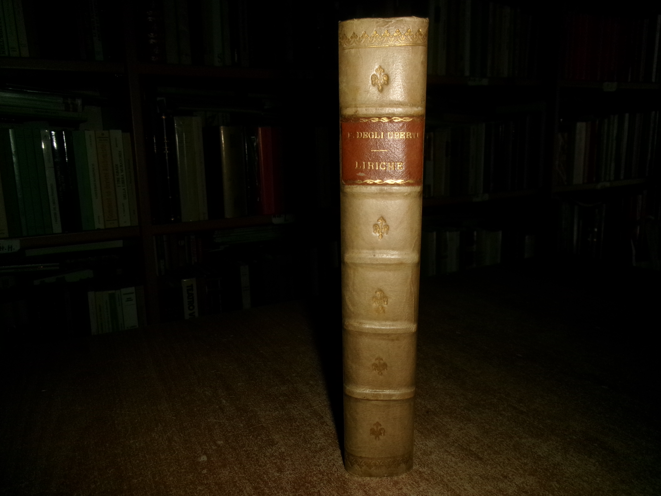 Liriche edite ed inedite. FAZIO DEGLI UBERTI 1883