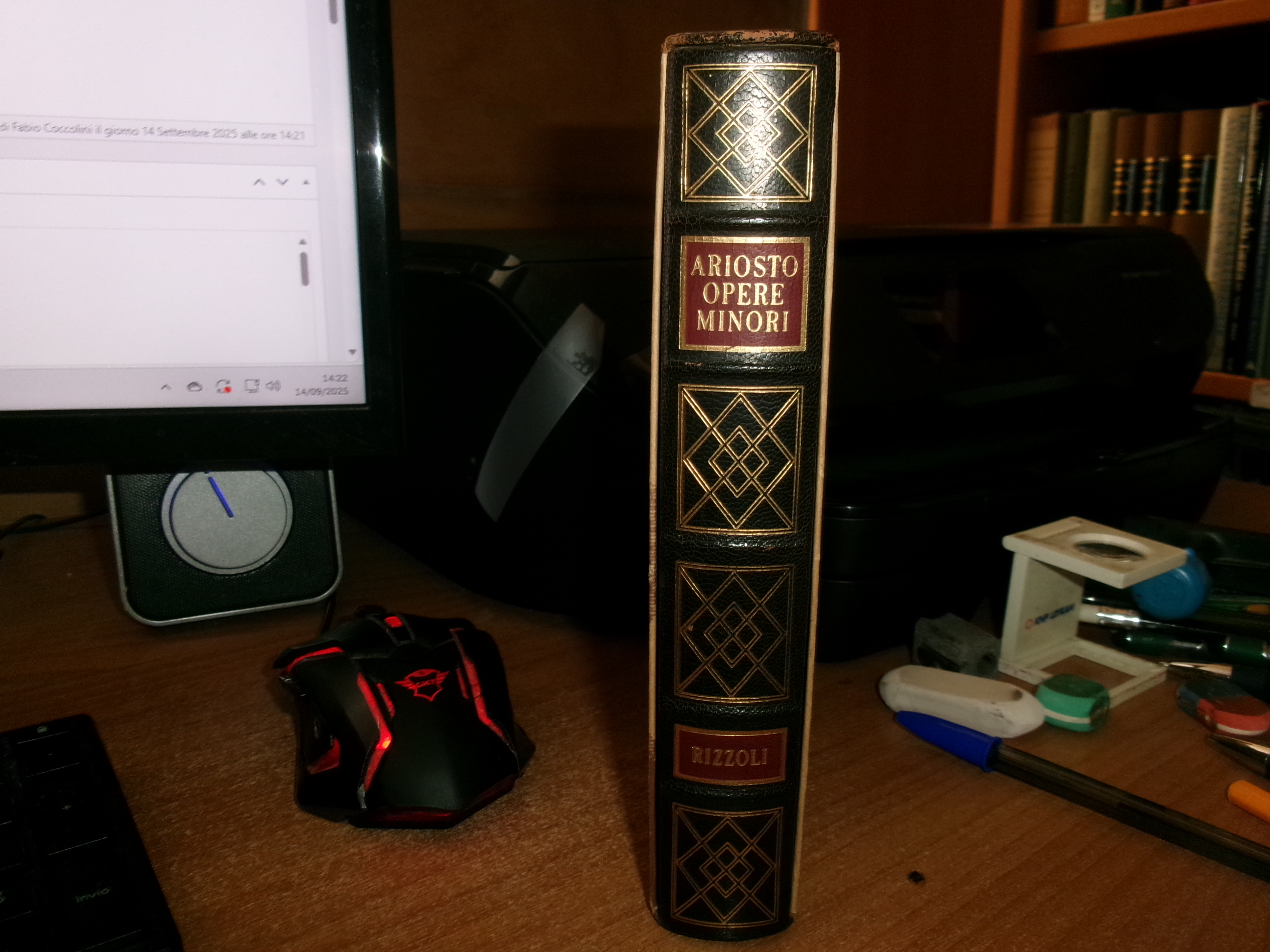 LUDOVICO ARIOSTO. OPERE MINORI... a cura di Aldo Vallone 1964