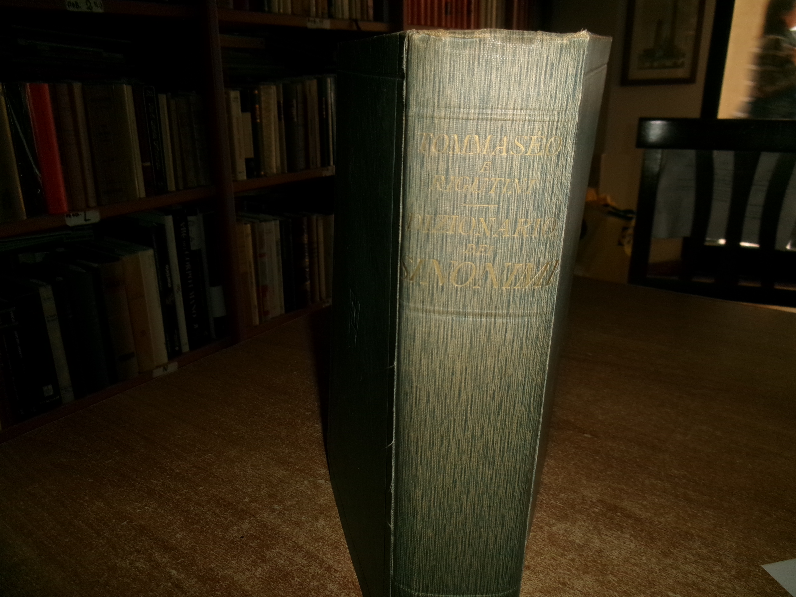 N. TOMMASEO - G. RIGUTTINI. DIZIONARIO dei SINONIMI della Lingua …