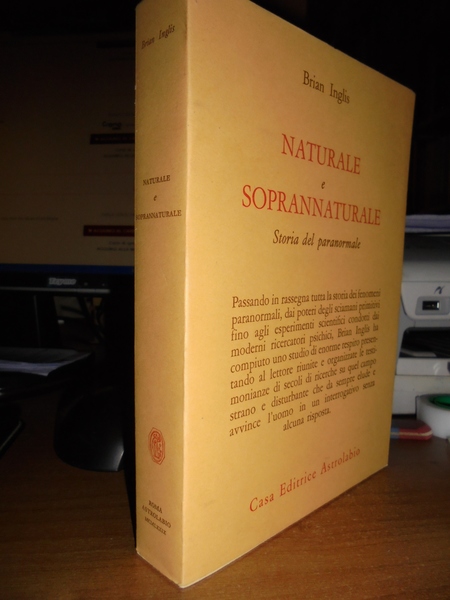 Naturale e Soprannaturale. Storia del paranormale