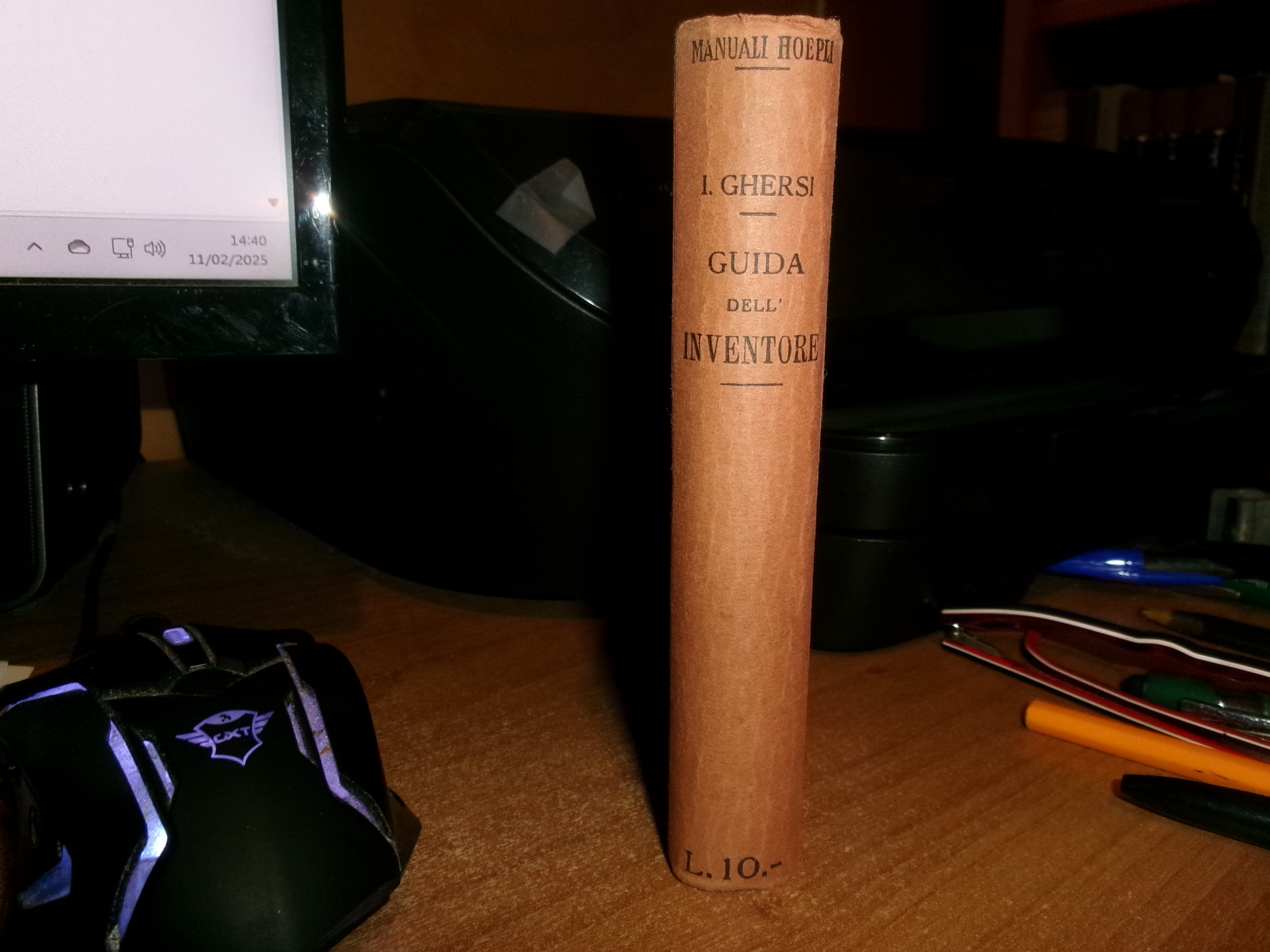 ng. I. GHERSI. GUIDA DELL' INVENTORE... HOEPLI, 1915