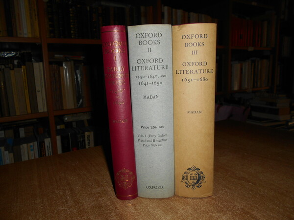 OXFORD BOOKS a Bibliography of Printed Works Relating to the …