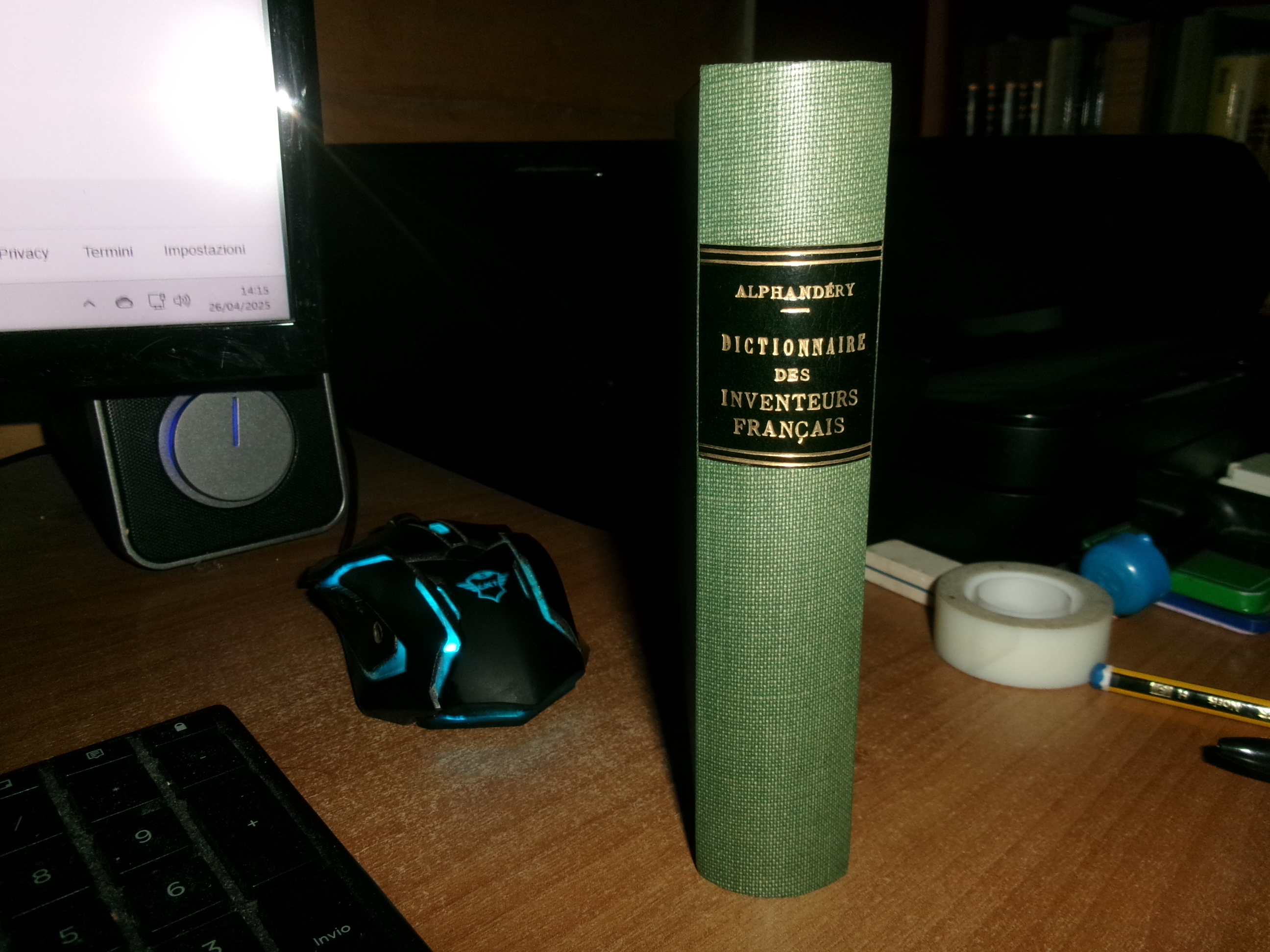 par Marie-Fernande Alphandéry. Dictionnaire des INVENTEURS Français 1963