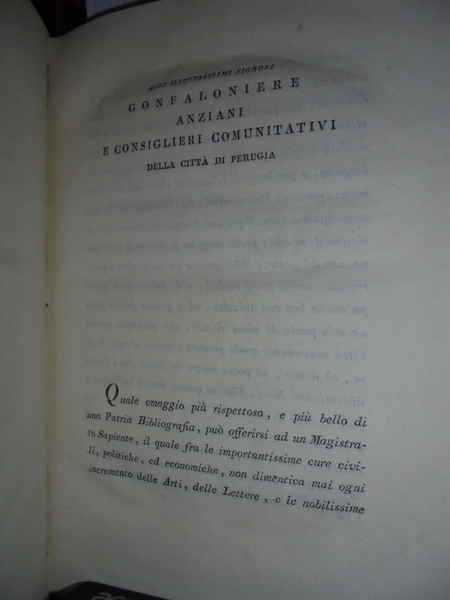 (Perugia) Bibliografia Storico-Perugina ossia Catalogo degli Scrittori che hanno illustrato …