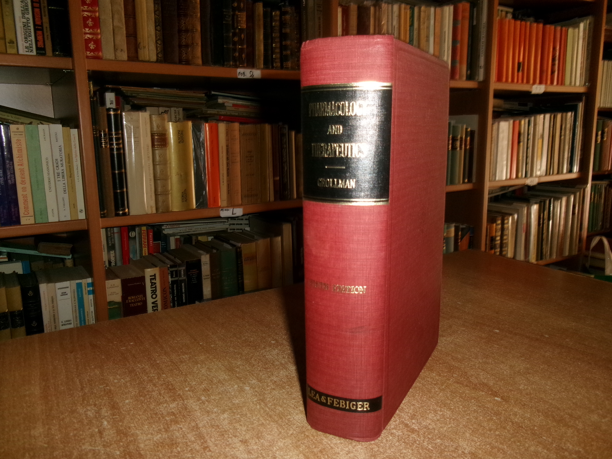 PHARMACOLOGY AND THERAPEUTICS... ARTHUR GROLLMAN 1962