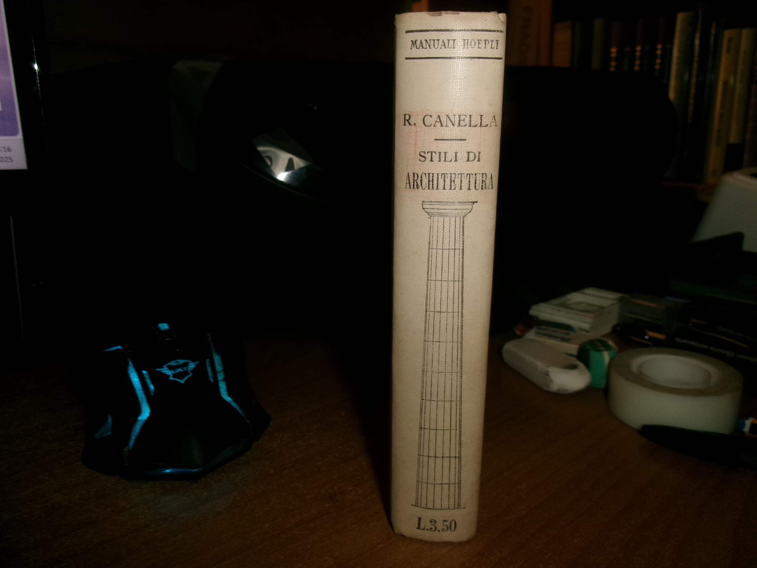 Prof. R. CANELLA. Stili di ARCHITETTURA Hoepli 1914