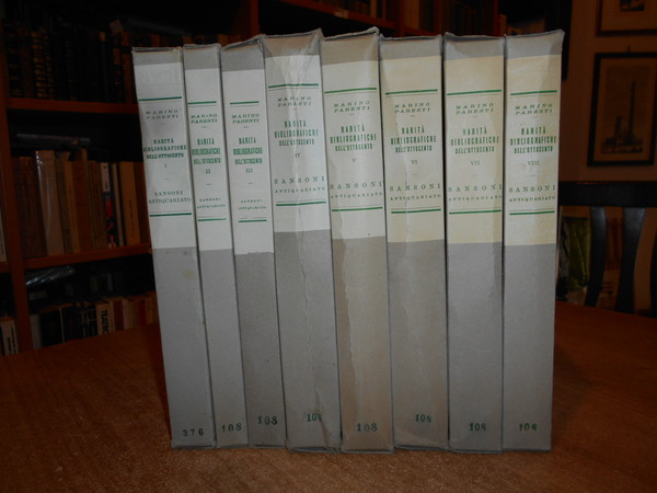 RARITA' BIBLIOGRAFICHE DELL'OTTOCENTO. Materiali e pretesti per una storia della …