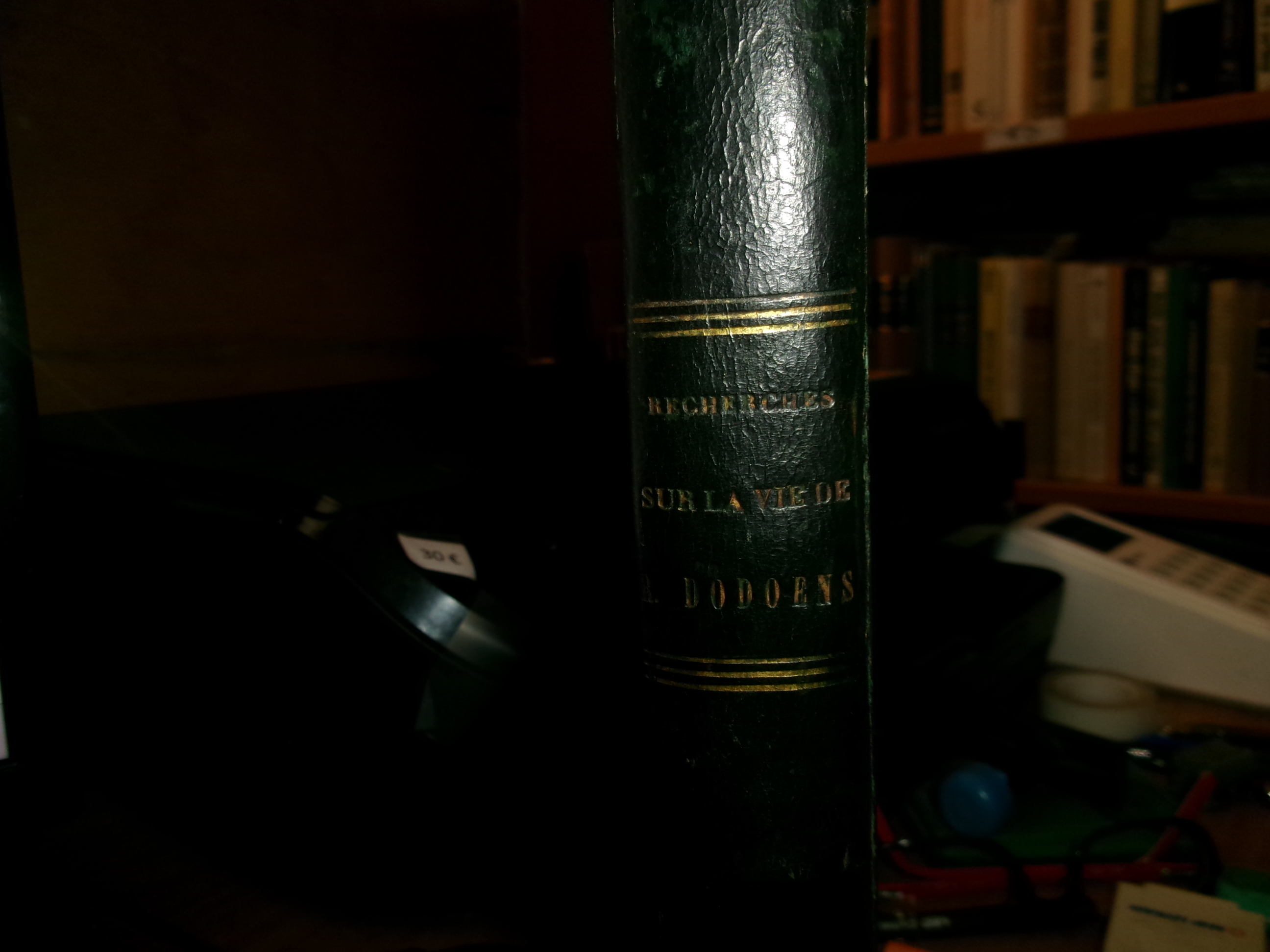 RECHERCHES historiques et critiques sur la... de Rembert Dodoens (Dodenaeus)1841