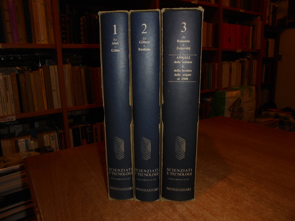 SCIENZIATI E TECNOLOGI dalle Origini al 1875