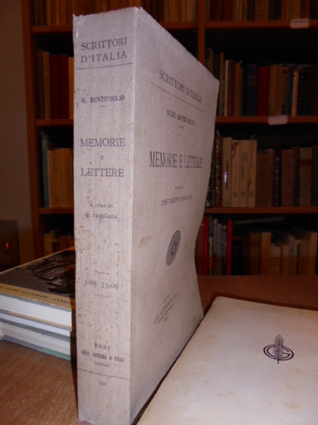 (Scrittori d' Italia) Memorie e Lettere