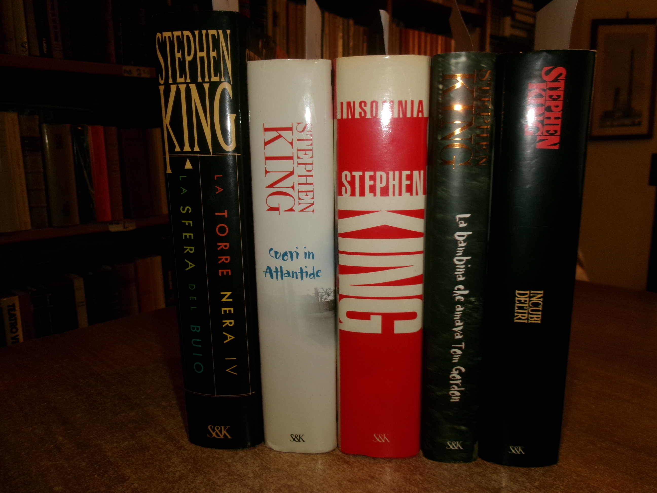 STEPHEN KING. 6 romanzi: La Sfera del buio-Incubi & Deliri-Cuori …
