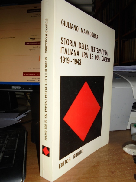 Storia della letteratura italiana tra le due guerre 1919-1943