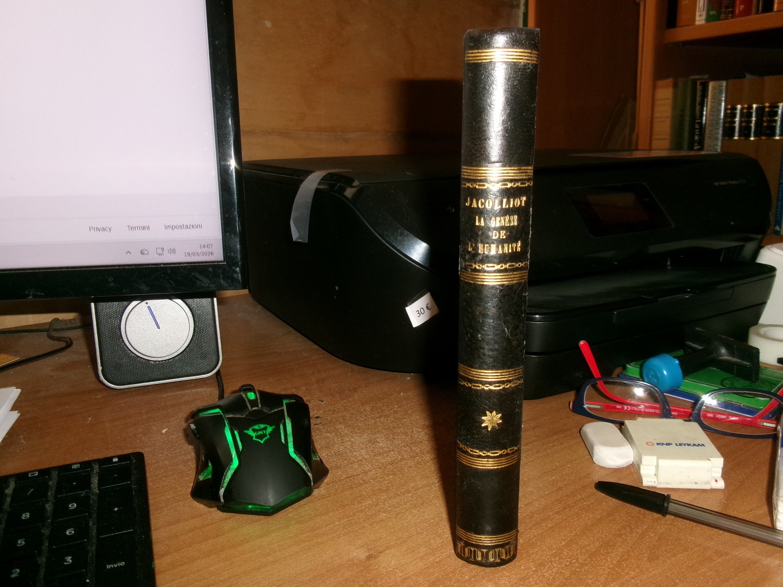 (Studi religiosi) La genèse de l' humanité. Fétichisme-Polythéisme...JACOLLIOT L.