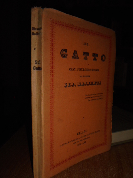 Sul Gatto cenni fisiologico-morali del Dottore Giovanni Rajberti