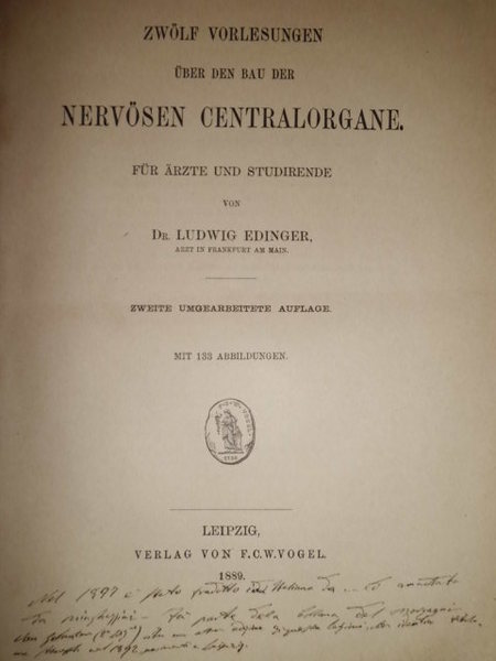 Zwolf Vorlesungen uber den Bauder Nervosen Centralorgane