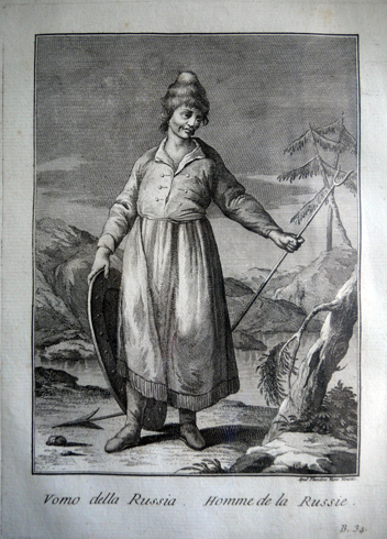 Racçolta di Stampe che representano Figure e Abiti di varie …