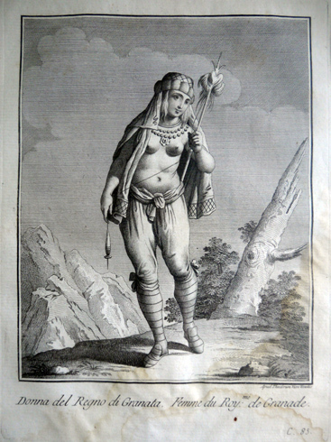 Racçolta di Stampe che representano Figure e Abiti di varie …