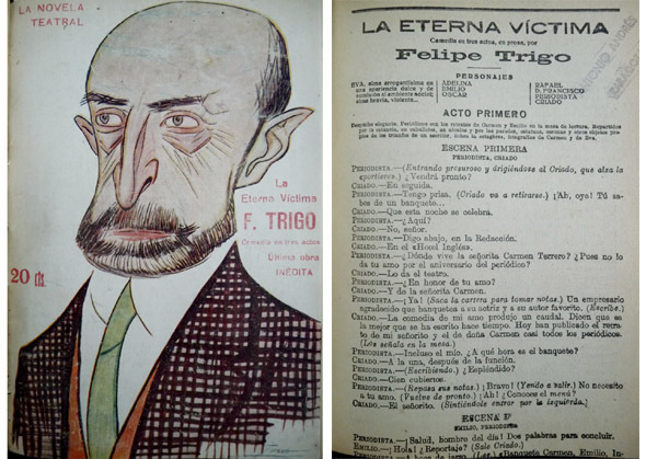 La eterna víctima. Comedia en tres actos.