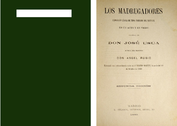 Los madrugadores. Exposición lírica de tipos tomados del natural en …