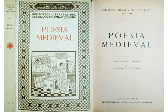 Poesía Medieval. Selección y notas de Luis González Simón.