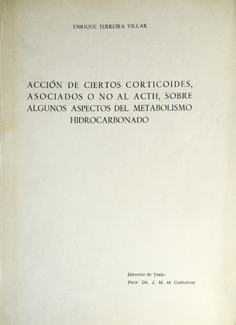 Acción de ciertos corticoides, asociados o no al ACTH, sobre …