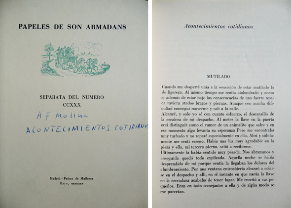 Acontecimientos cotidianos.
