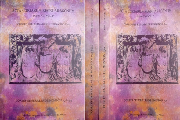 Acta Curiarum Regni Aragonum. Tomo XVI. Cortes del reinado de …